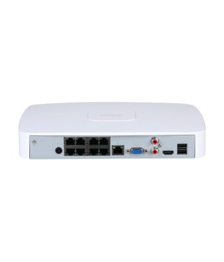 NVR4108-8P-EI - NVR 8 voies IP WizSense jusqu'à 16MP 8 ports PoE 256Mbits/s Dahua