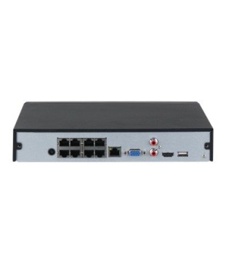 NVR2108HS-8P-I2 - NVR 8 voies IP WizSense jusqu'à 8MP 8 Ports PoE 200Mbit/s Dahua
