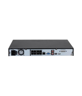 NVR4208-8P-EI - NVR 8 voiesIP jusqu'à 8MP 8 ports PoE 256 Mbit/s Dahua