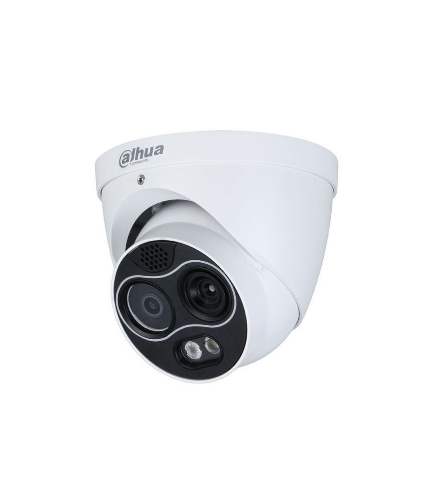 TPC-DF1241-D2F2 - Dôme IP thermique 256X192 Obj 2mm et optique 4MP IR30M IP67 Dahua