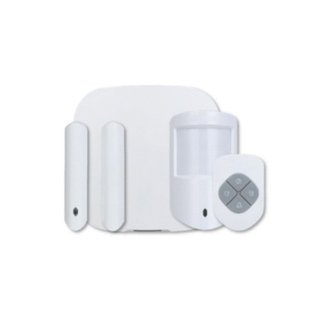 Kit alarme : centrale WIFI RJ45 GSM 4G + Dét. PET + contact + téléc. Dahua - ITV Systems