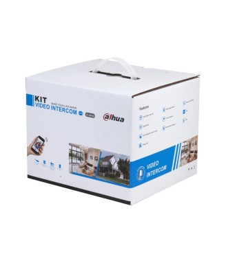 KTX01(S) - Kit portier vidéo saillie 1 BP 2MP moniteur 7" 2 fils et wifi Dahua