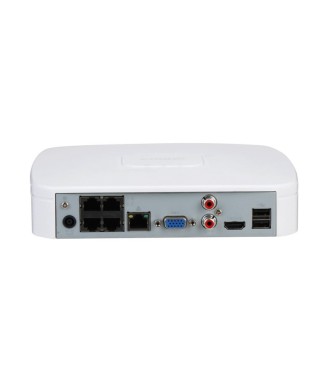 NVR4104-P-EI - NVR 4 voies IP WizSense jusqu'a 16MP 4 ports PoE 80Mbit/s Dahua